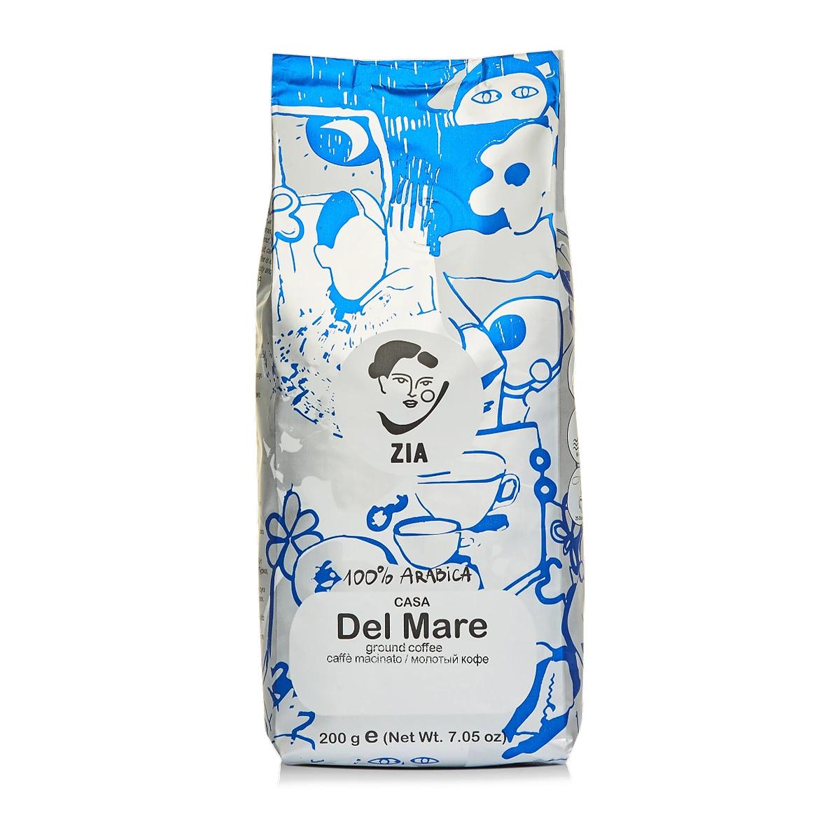 Молотый кофе ZIA Del Mare