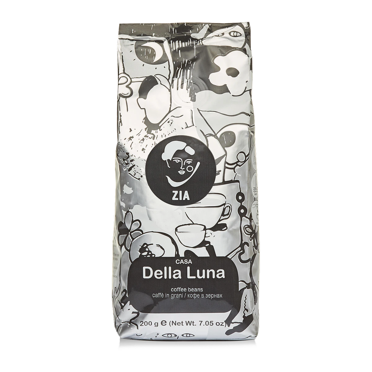 Кофе в зернах ZIA Della Luna, 200 г